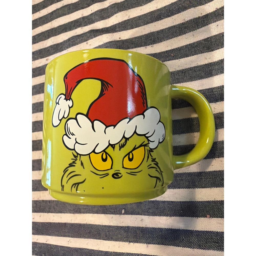 Dr Seuss The Grinch Stacking Coffee Mug Christmas Holiday 2023 Ceramic